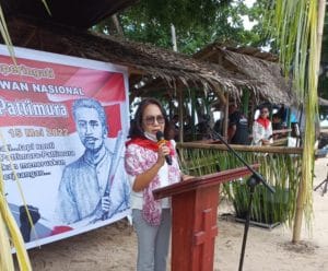 Camat Kombi berikan sambutan