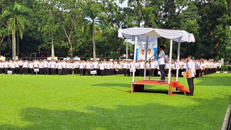 Pimpin Apel Perdana, Gubernur Sulut Tekankan Disiplin Serta Pelayanan Publik