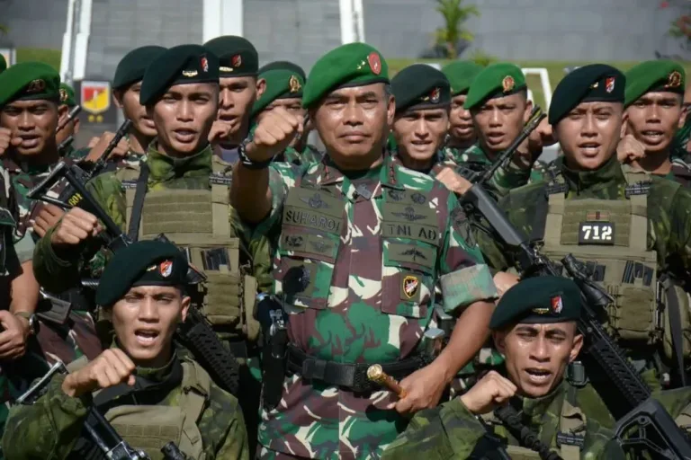 Pangdam XIII/Merdeka menyambut prajurit Yonif 712 di Makodam XIII/Merdeka