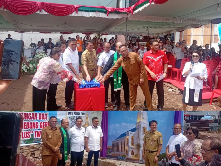 Pembangunan Gereja GMIM Paulus Dimulai, Wali Kota Andrei Angouw: Gereja Harus Menjadi Sumber Berkat dan Pelayanan