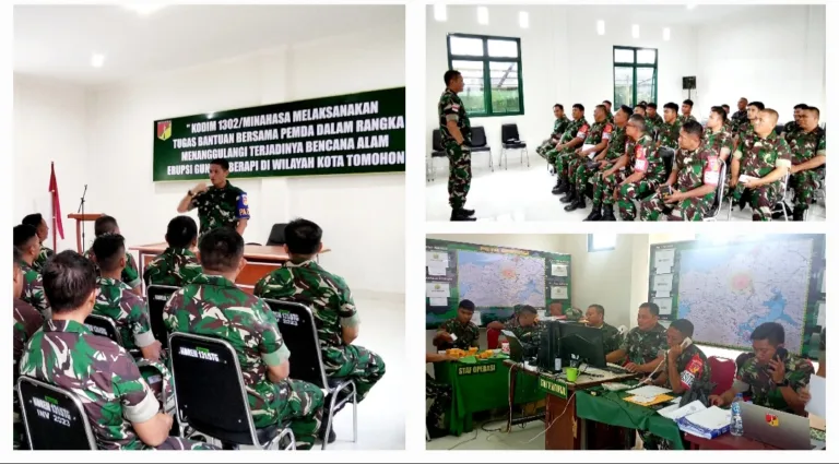 Personil TNI Siap Tanggap Bencana