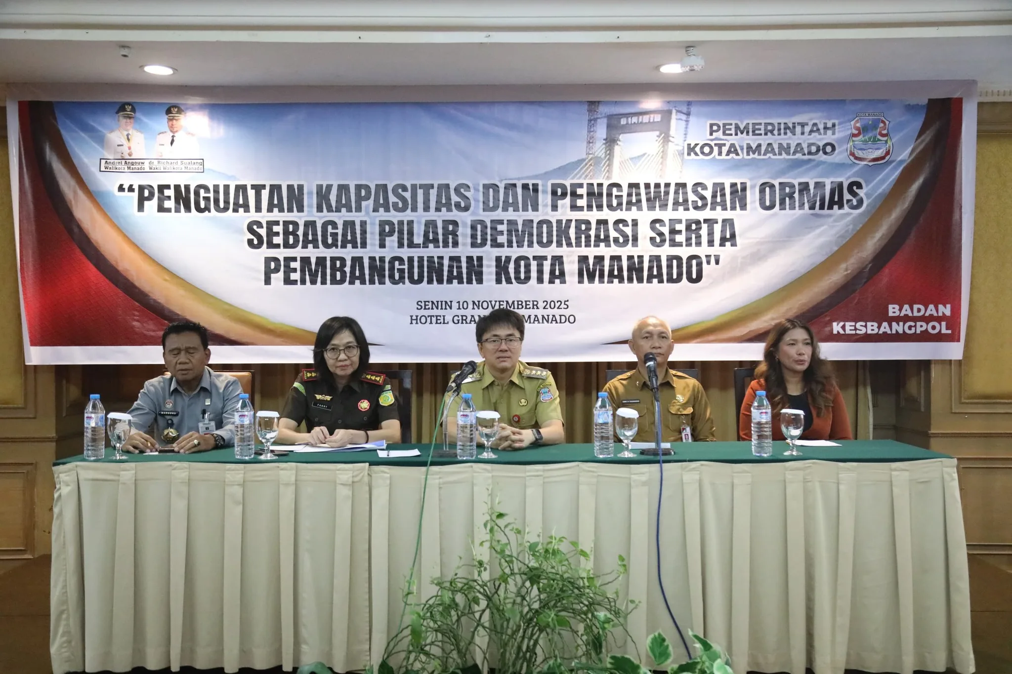 Wali Kota Andrei Angouw Dorong Ormas Jadi Pilar Demokrasi dan Pembangunan  Manado - Nusantarainfo