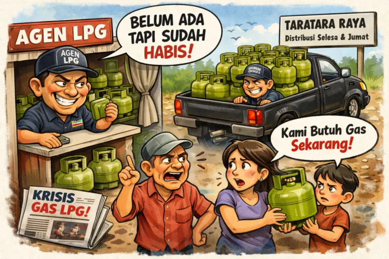 Taratara raya praktik curang Gas LPG